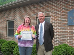 Student Honored by Board of Education