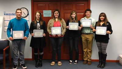 Students Recognized by Board of Education