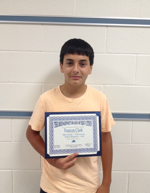 Student Recognized by Board of Education