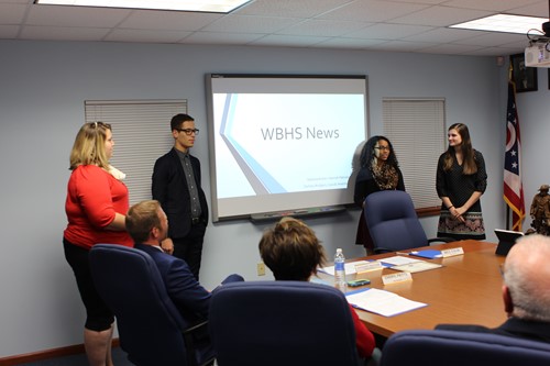 Students Present to the Board of Education