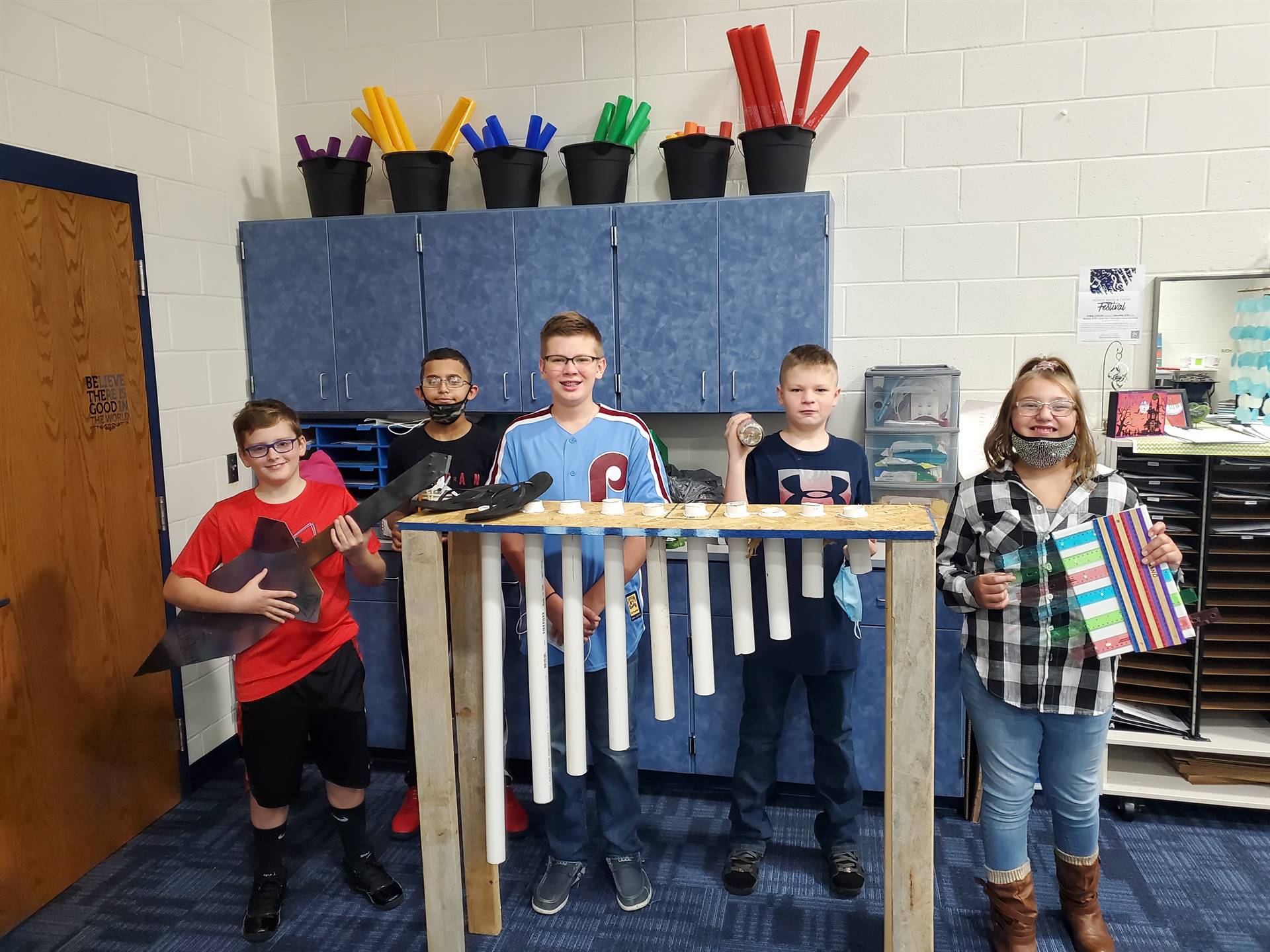 5th and 6th Grade Students Instrument Photo