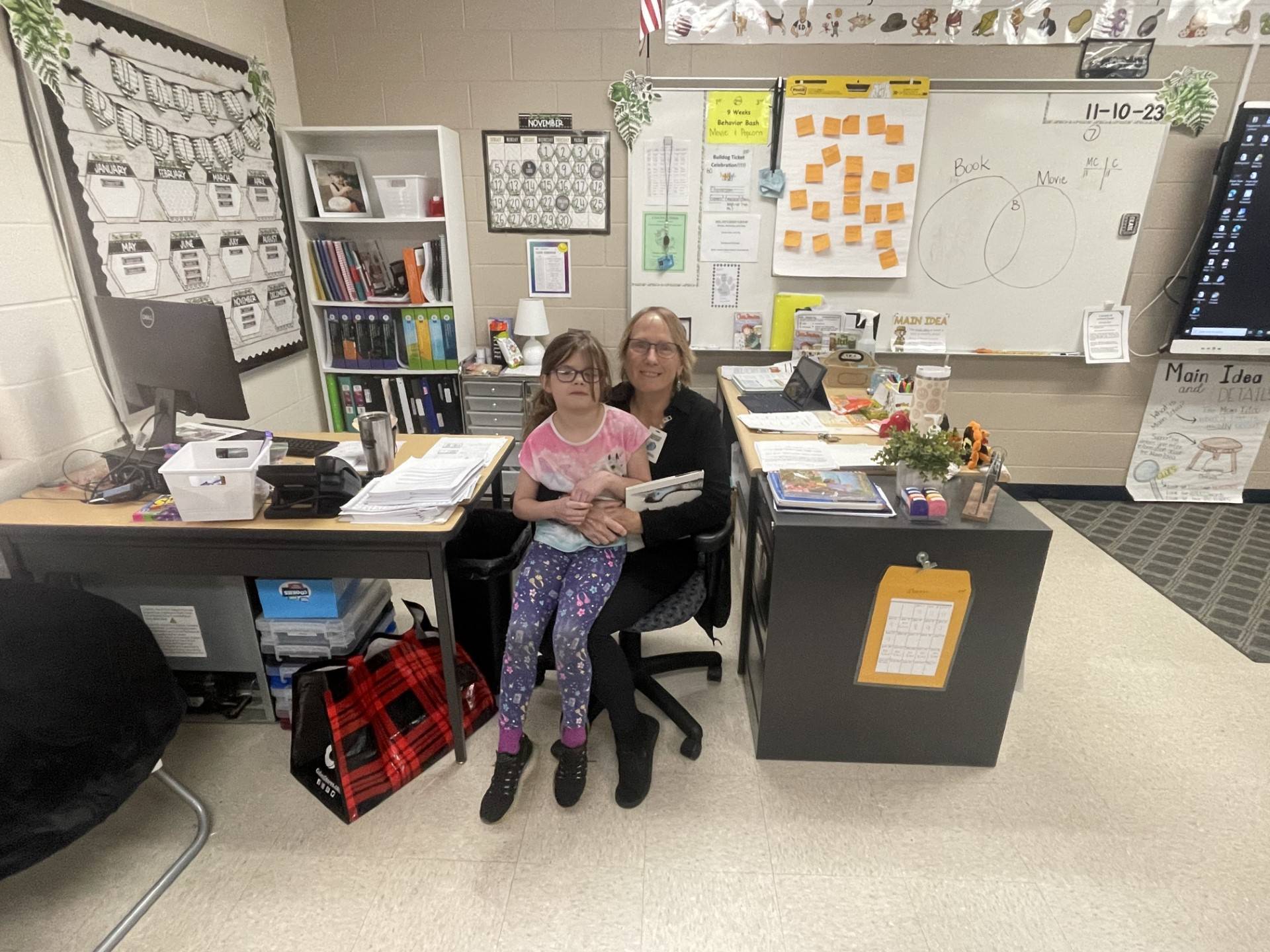 Volunteer Reader Visits Mrs. Cowser’s Class