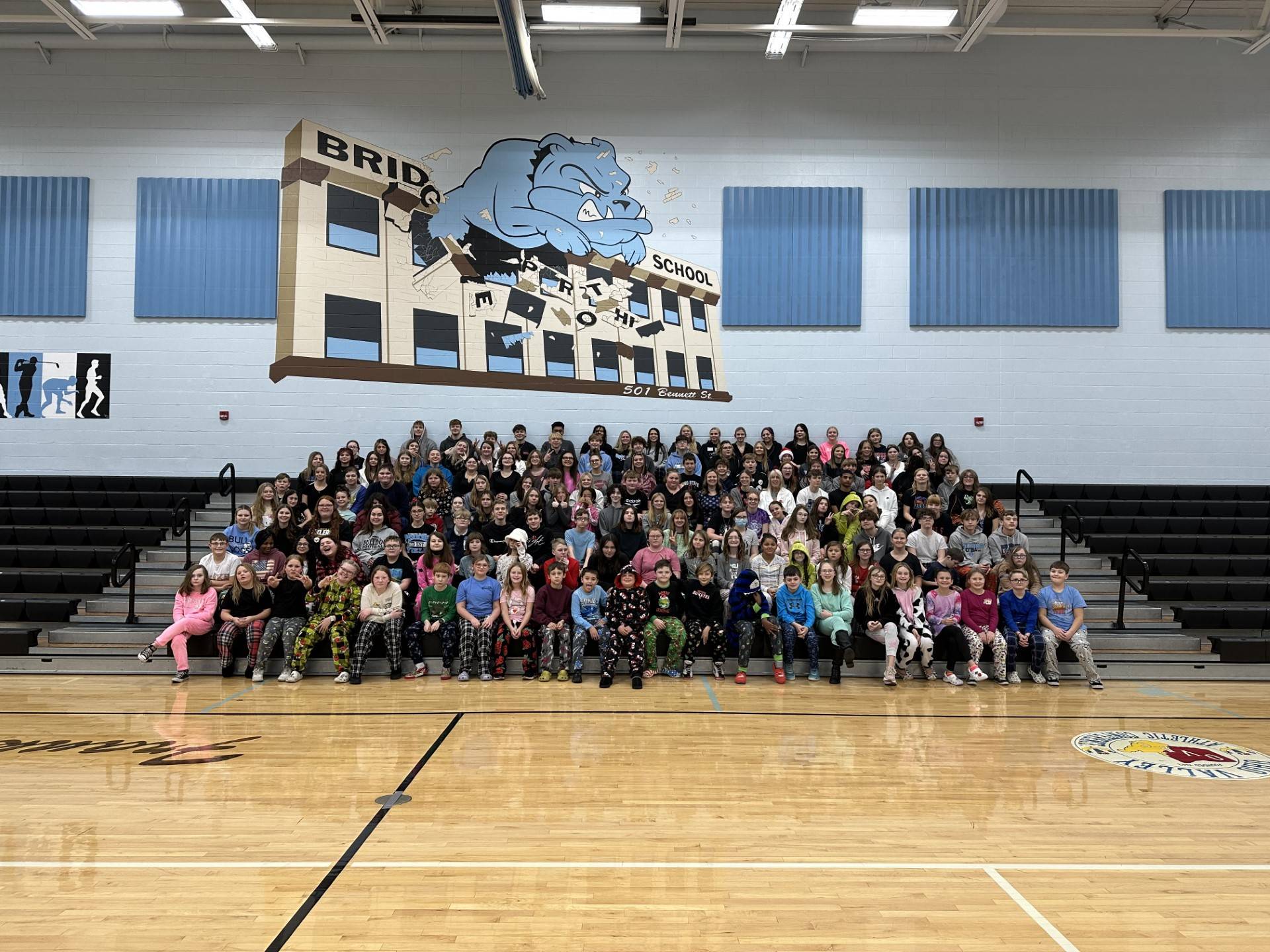 Students wore their favorite PJ’s in support of Tusky Valley Schools