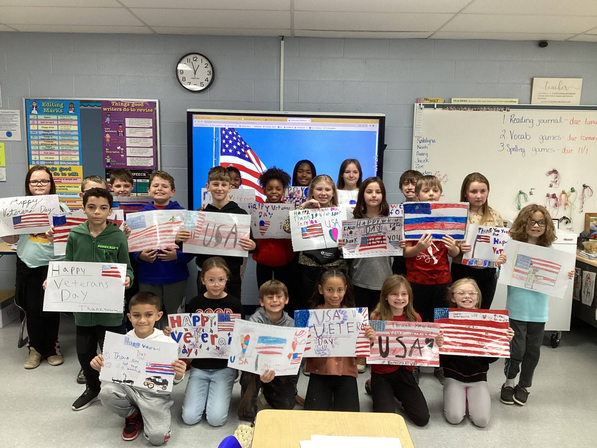 Veterans Day placemats