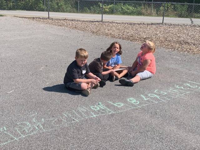 Students using math