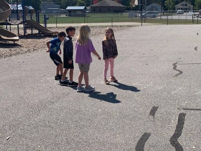 Students using math