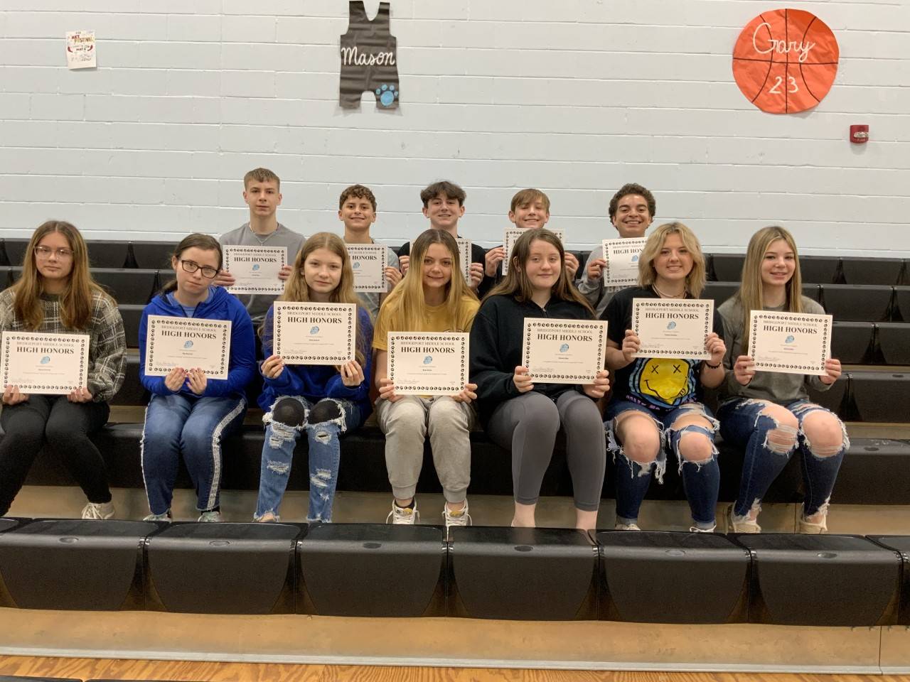 3rd nine weeks high honors