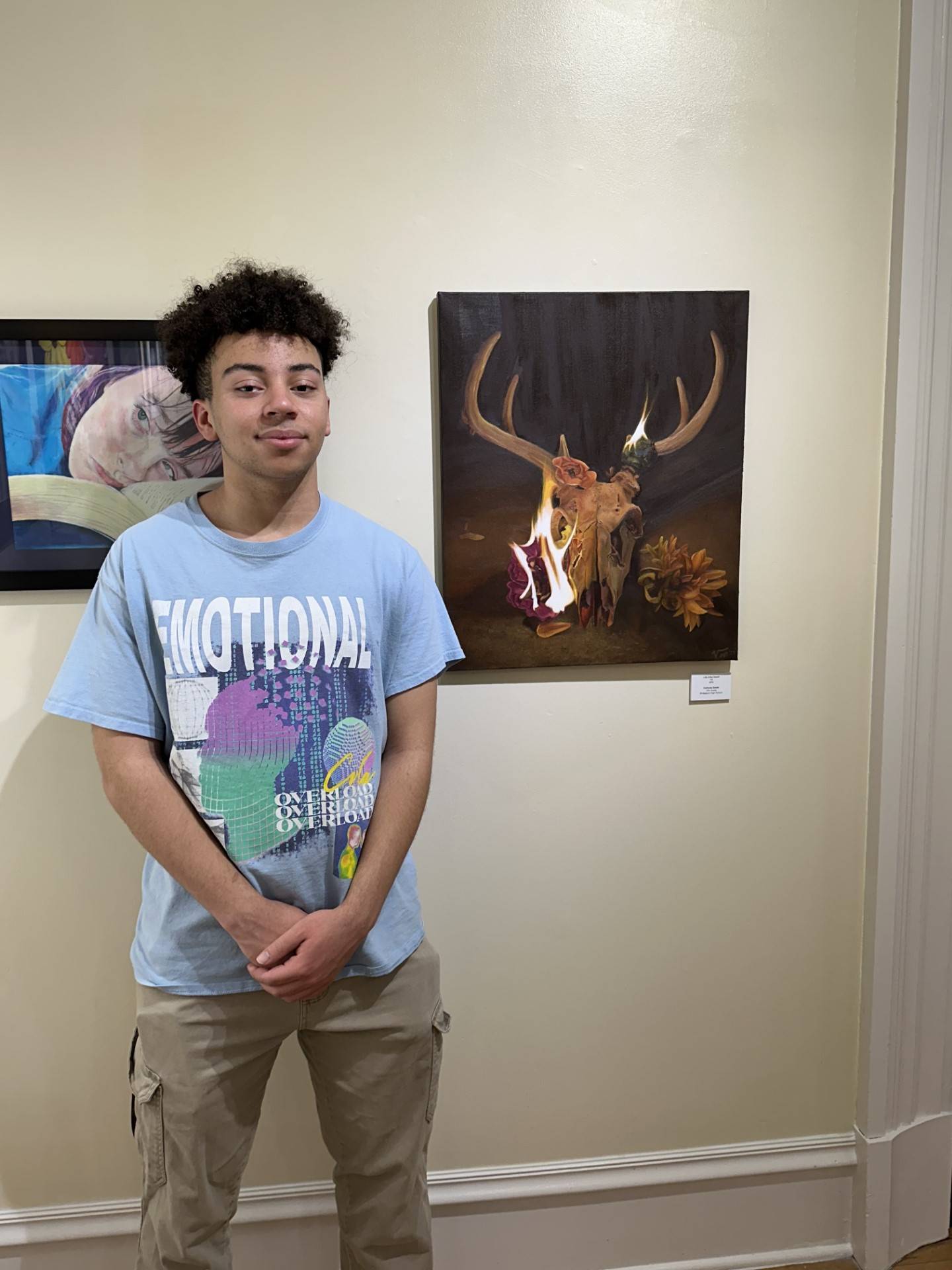 students showcase artwork